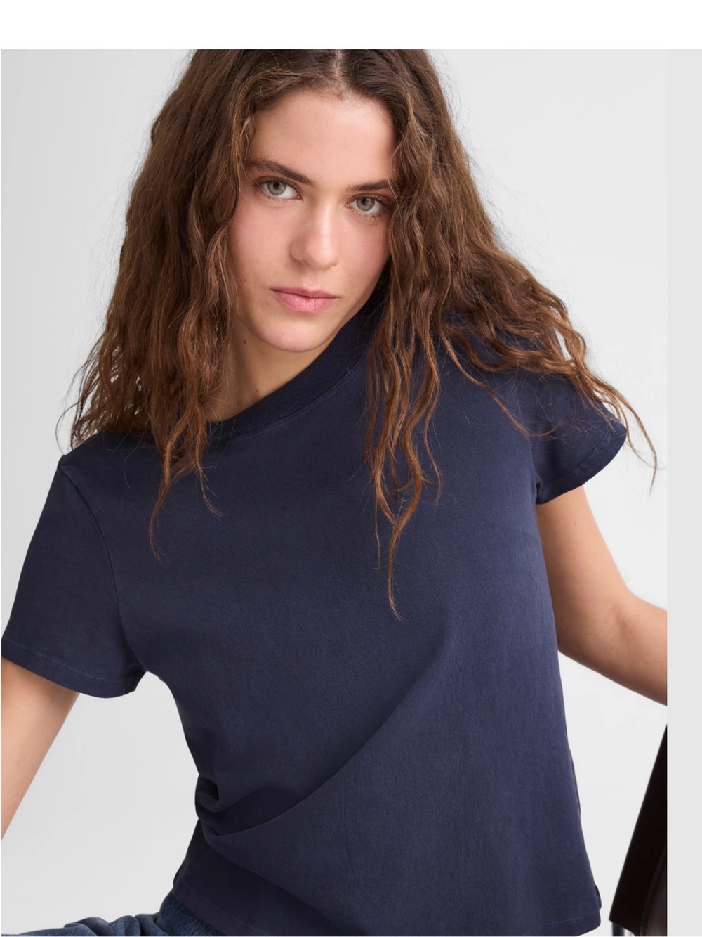 Madewell The Relaxed Tee in Vintage Jersey - classic Navy
